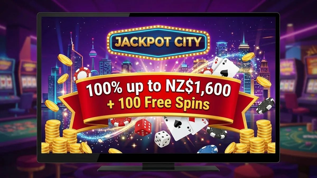 Jackpot City bonus screen