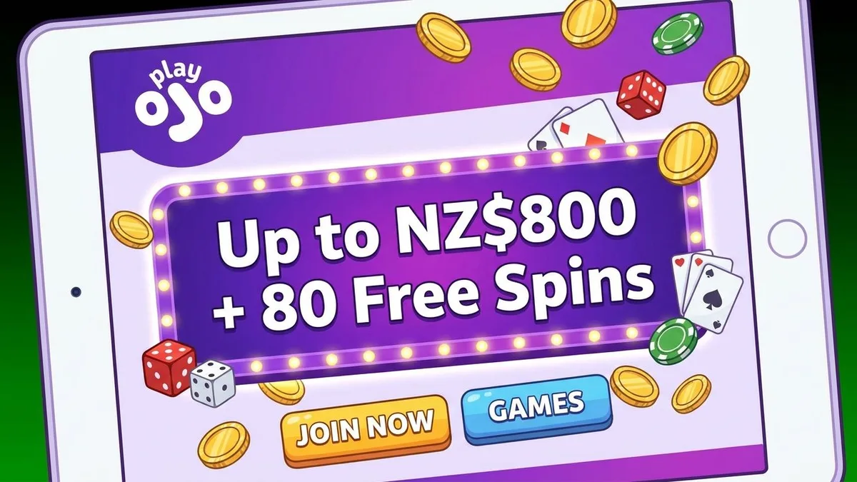 PlayOJO bonus screen
